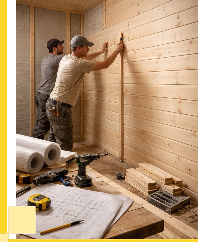 Обшивка бани вагонкой в Люберцах от 1263 р., ЭриданЛюб