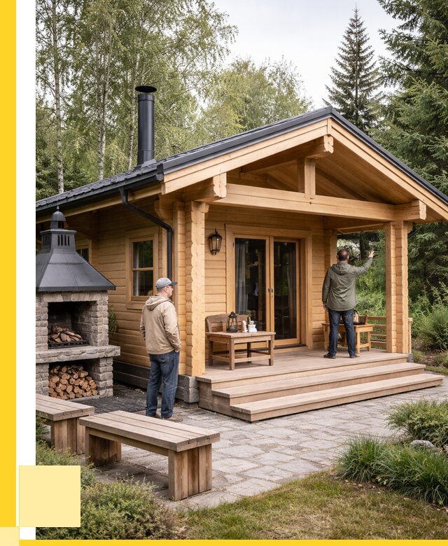 Деревянные бани под ключ в Люберцах от 473445 р. | ЭриданЛюб