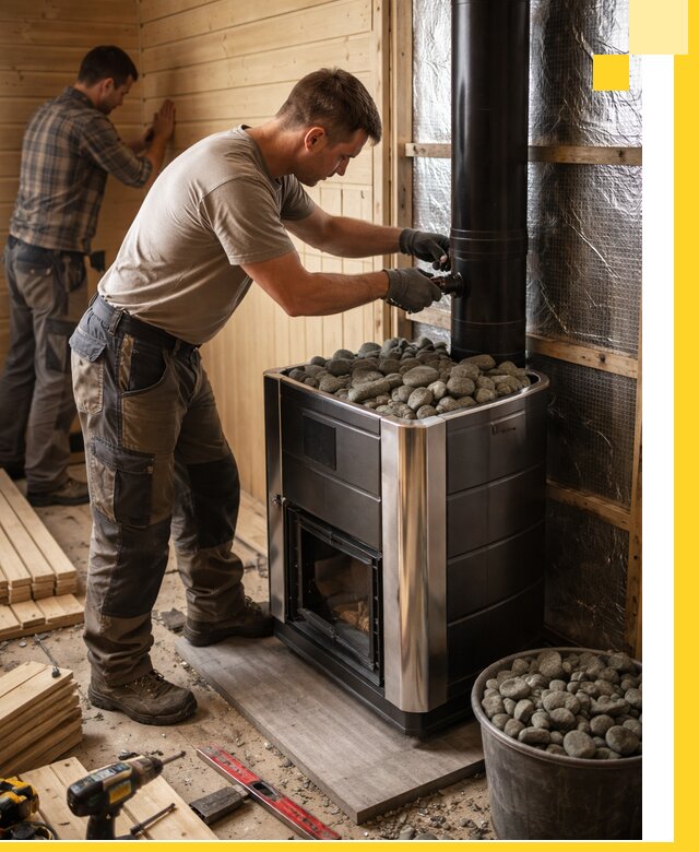 Проектирование и строительство парилок для бани в Люберцах под ключ