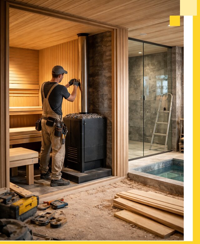 Полное строительство банных комплексов под ключ в Люберцах