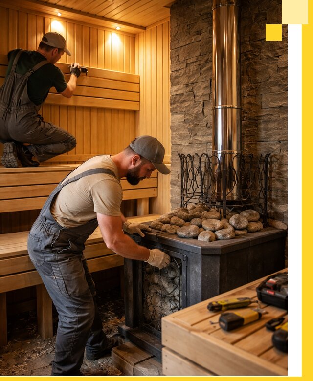 Комплексный дизайн бань, саун и зон отдыха в Люберцах