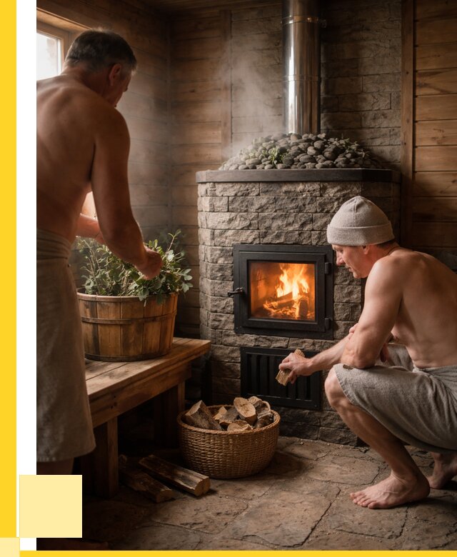 Банные печи под ключ в Люберцах от 47345 р. | ЭриданЛюб кирпичная