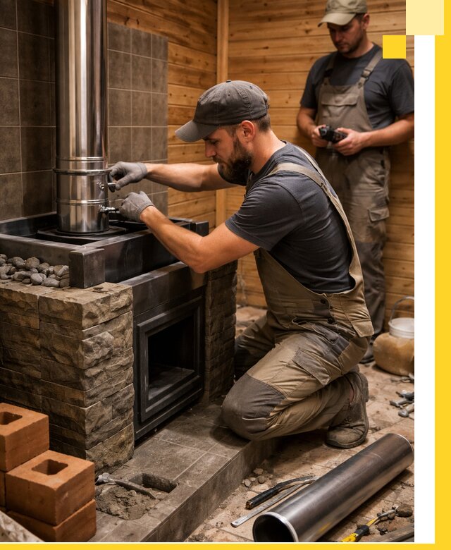 Изготовление и установка банных печей под ключ в Люберцах