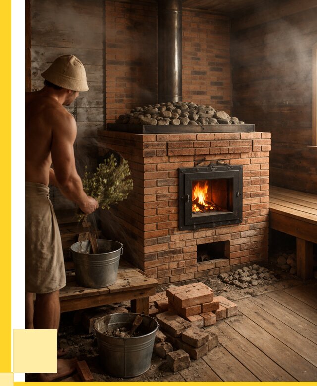 Кирпичные банные печи в Люберцах от 94689 р. | ЭриданЛюб