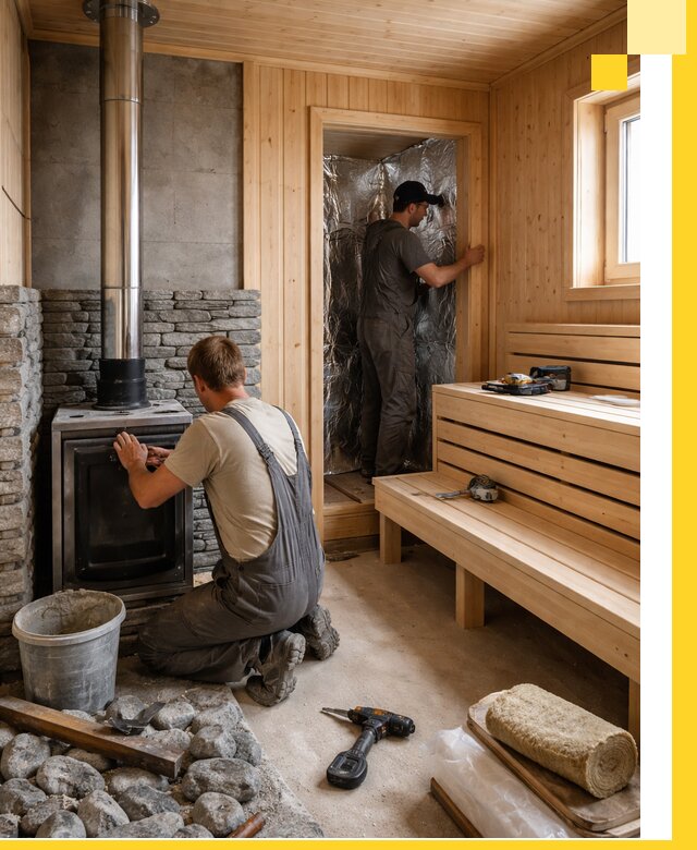 Строительство и изготовление бань под ключ в Люберцах