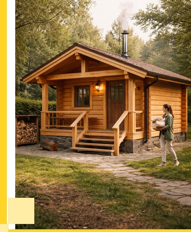 Купить баню под ключ в Люберцах от 683865 р. | ЭриданЛюб