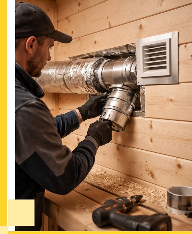 Монтаж вентиляции бани в Люберцах от 12625 р. | ЭриданЛюб