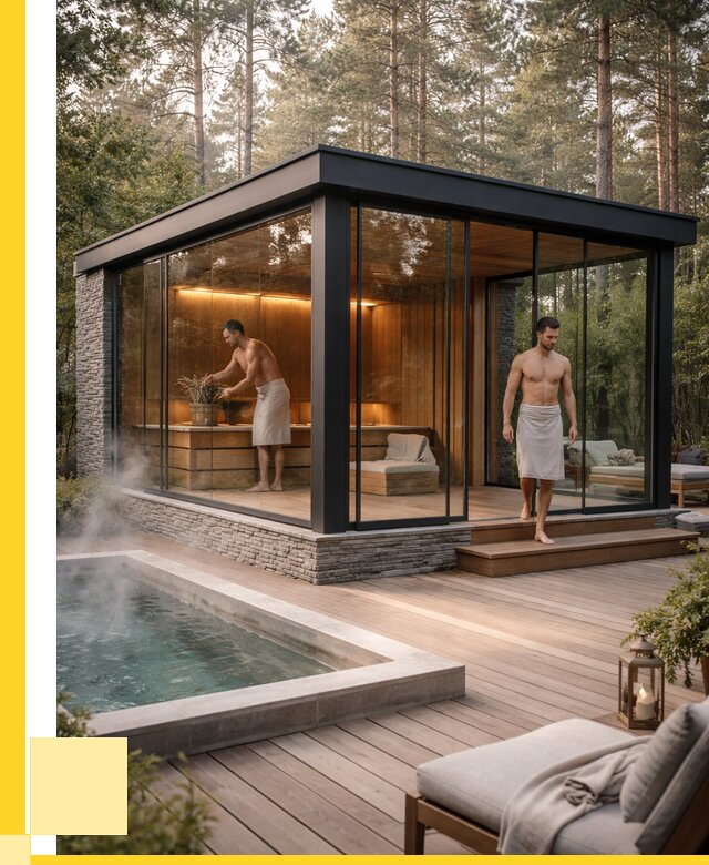 Стеклянные бани и двери в Люберцах от 473445 р. | ЭриданЛюб