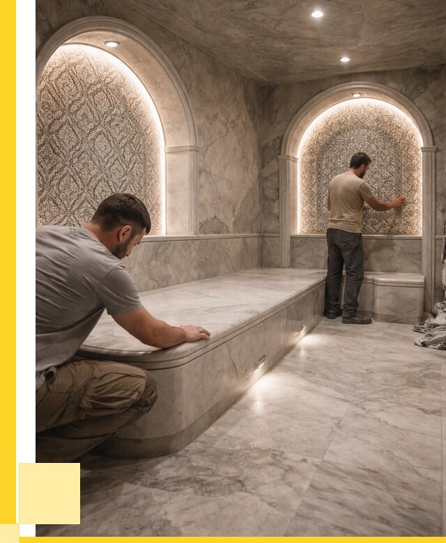 Турецкие бани под ключ в Люберцах от 263025 р. | ЭриданЛюб