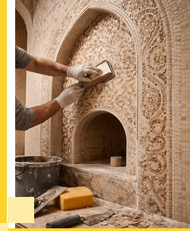 Мозаика для хамама в Люберцах под ключ от 5261 р. | ЭриданЛюб